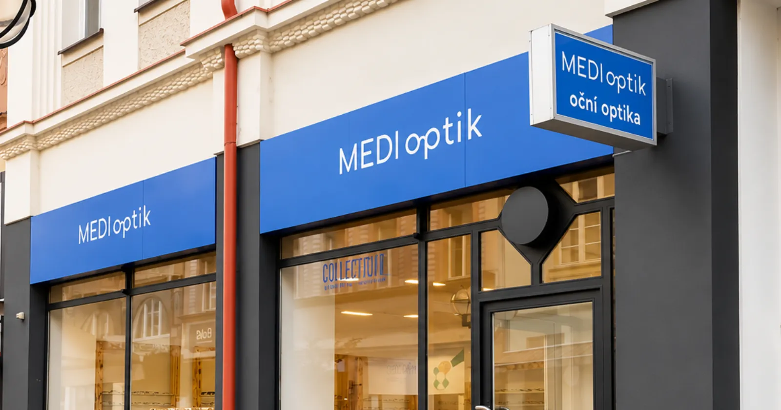 Oční optika Medi Optik — prodejna s výběrem brýlí